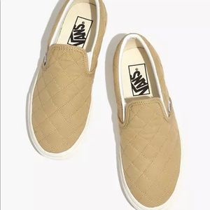NWOT Madewell x Vans Quilted Classic